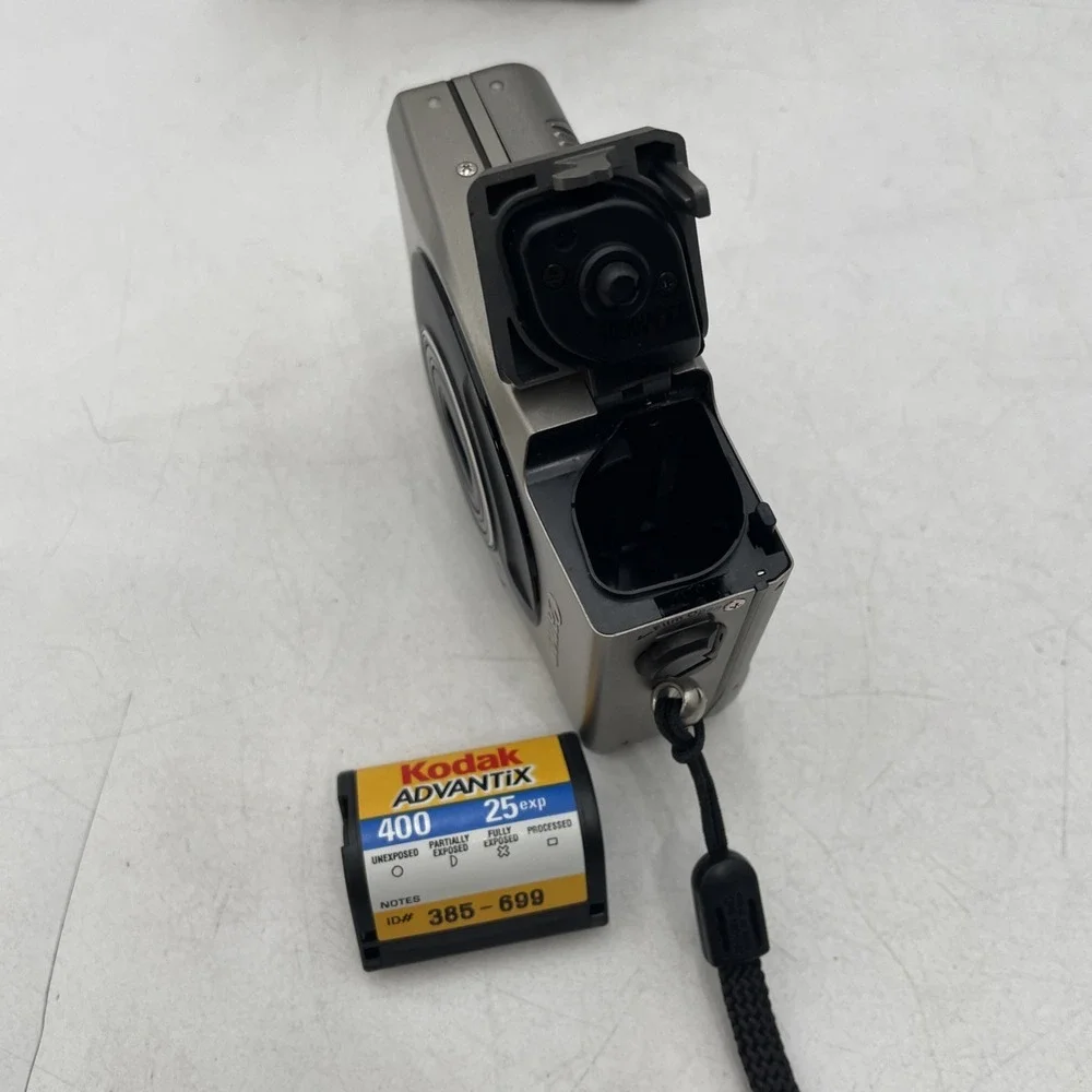 Canon ELPH 370Z Advantix 24mm Cartridge Point & Shoot Film Camera+Battery Tested